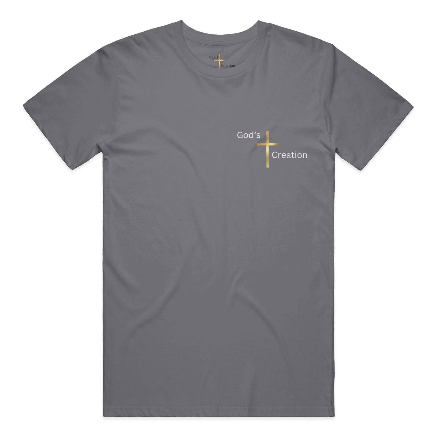 God's Creation Gold Cross T-Shirt