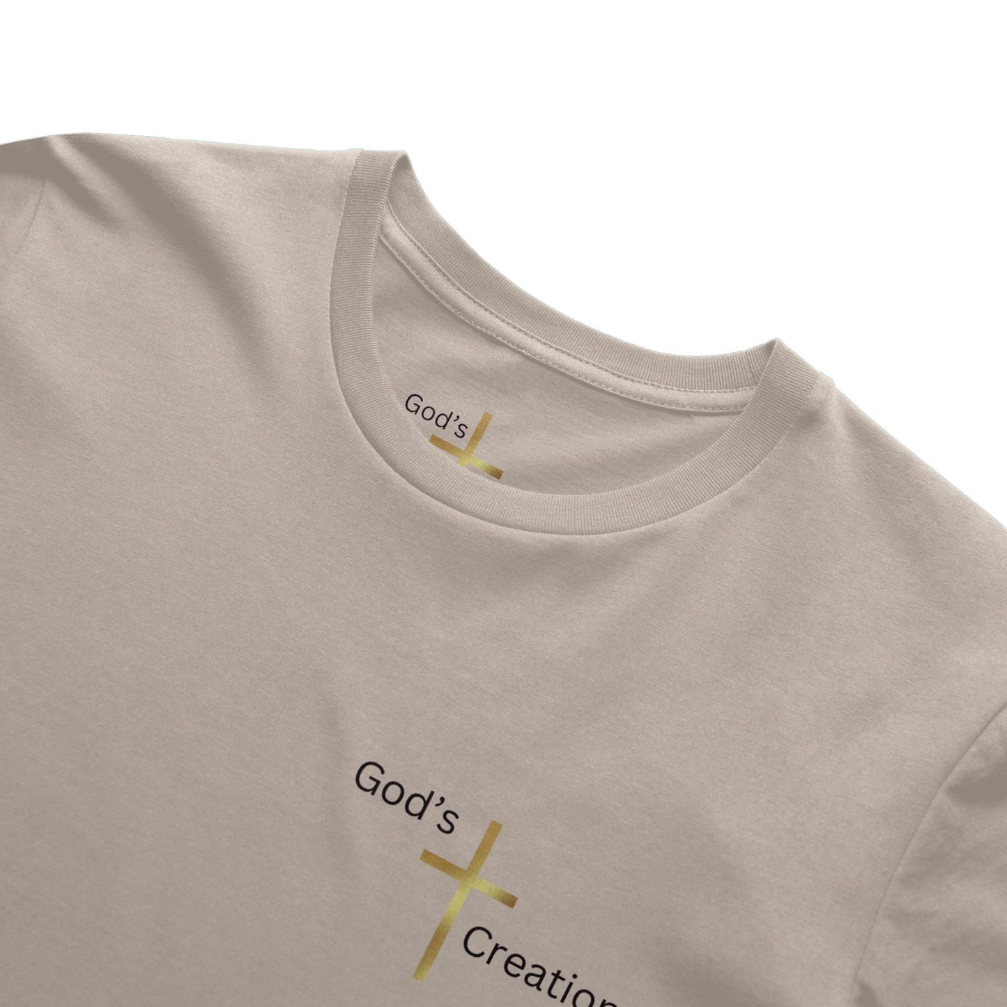God's Creation Gold Cross T-Shirt