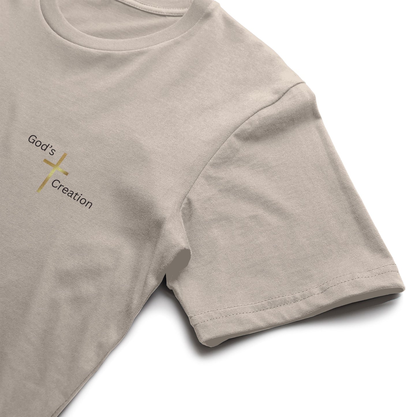 God's Creation Gold Cross T-Shirt