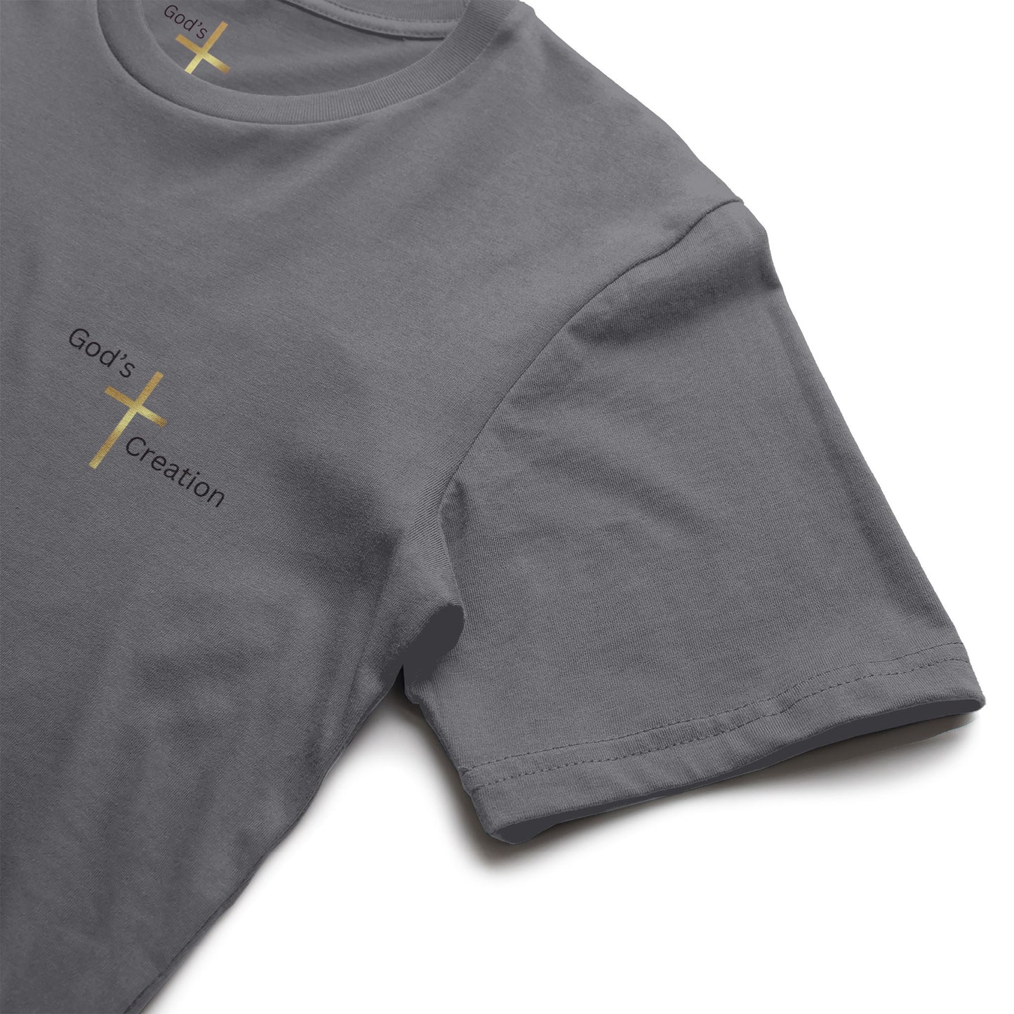 God's Creation Gold Cross T-Shirt