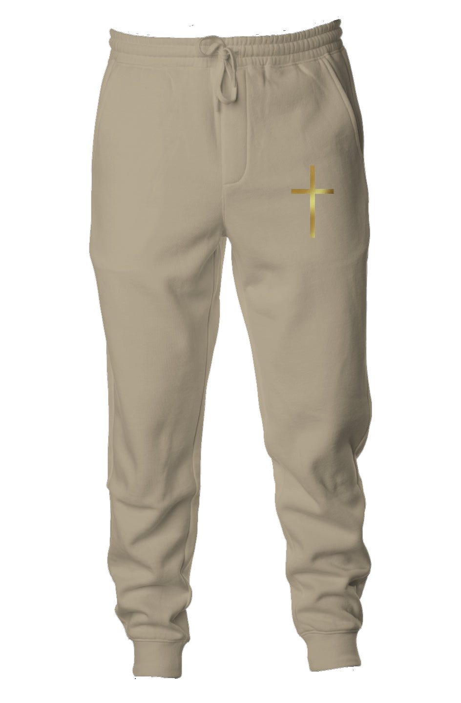 Gold Cross Joggers