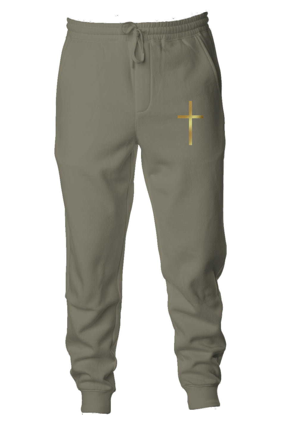 Gold Cross Joggers