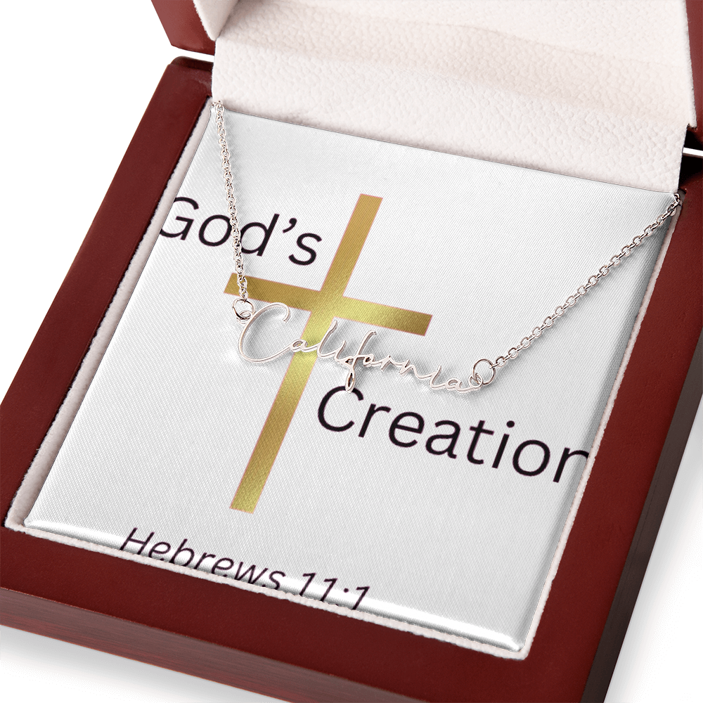 Custom Signature Necklace