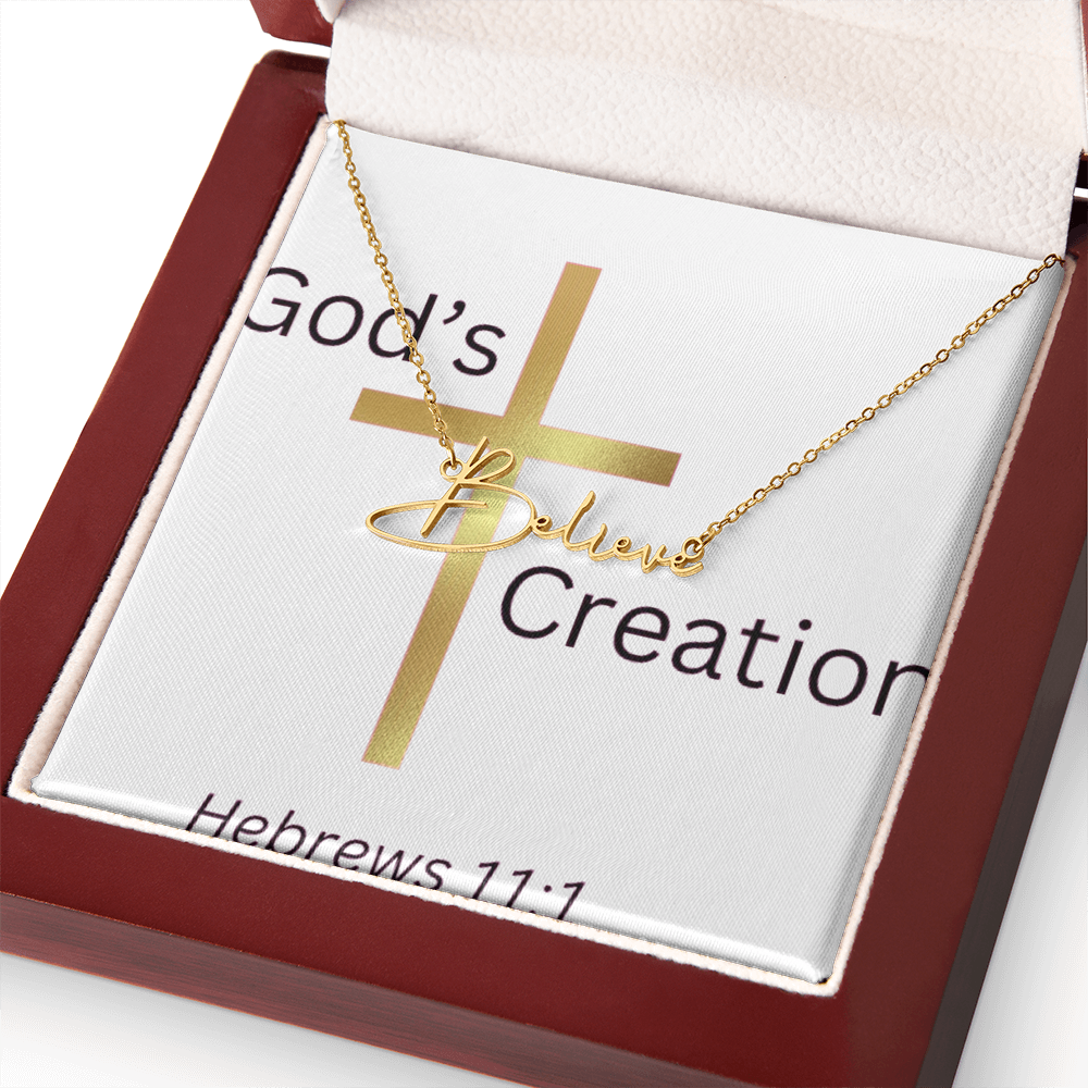 Custom Signature Necklace