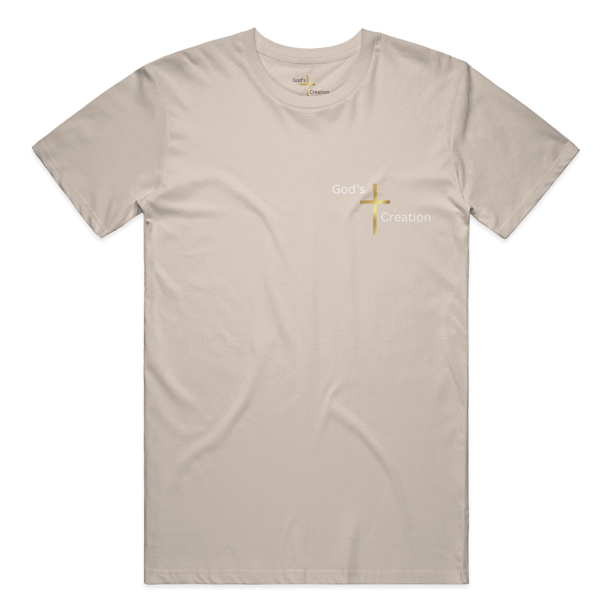 God's Creation Gold Cross T-Shirt