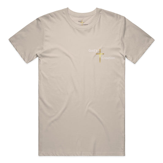 God's Creation Gold Cross T-Shirt