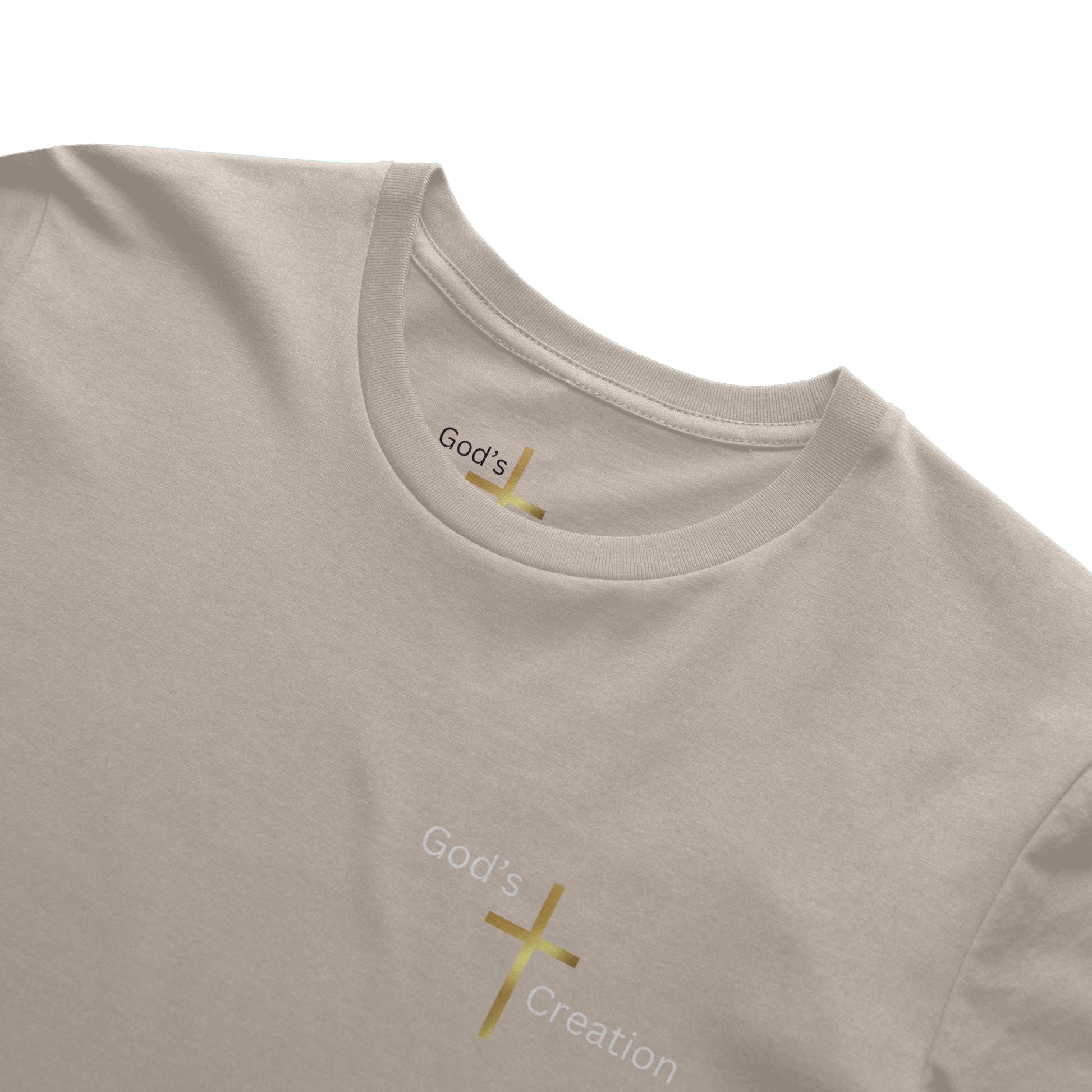 God's Creation Gold Cross T-Shirt