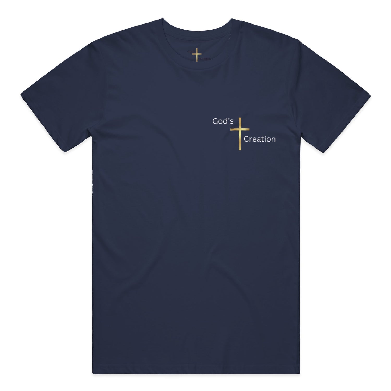 God's Creation Gold Cross T-Shirt