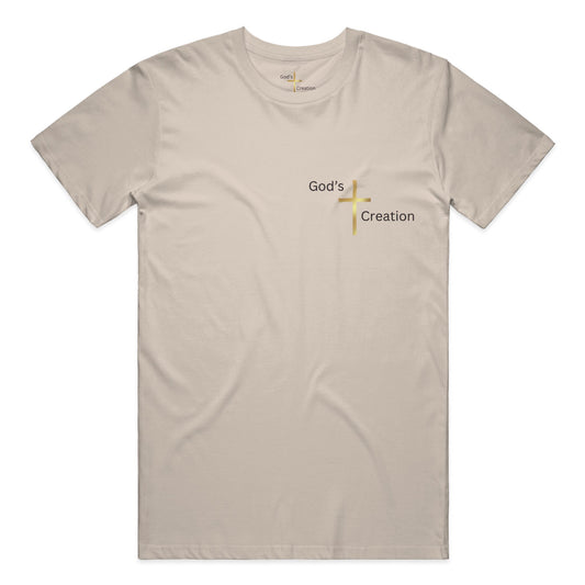 God's Creation Gold Cross T-Shirt