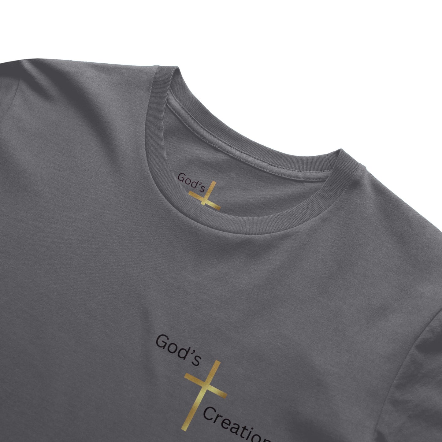 God's Creation Gold Cross T-Shirt