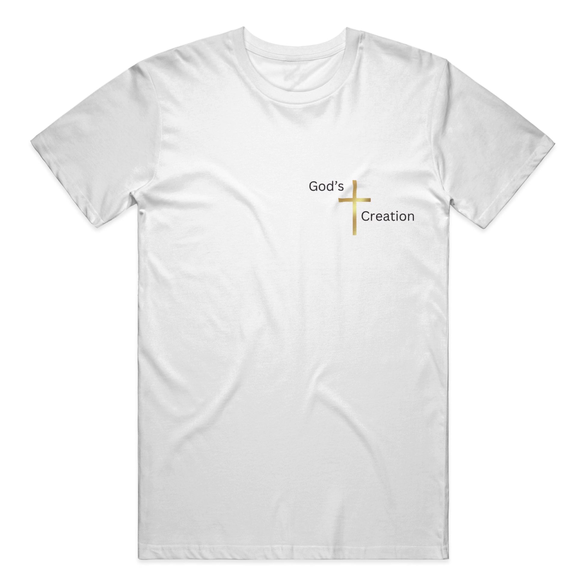 God's Creation Gold Cross T-Shirt