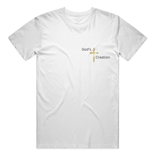 God's Creation Gold Cross T-Shirt