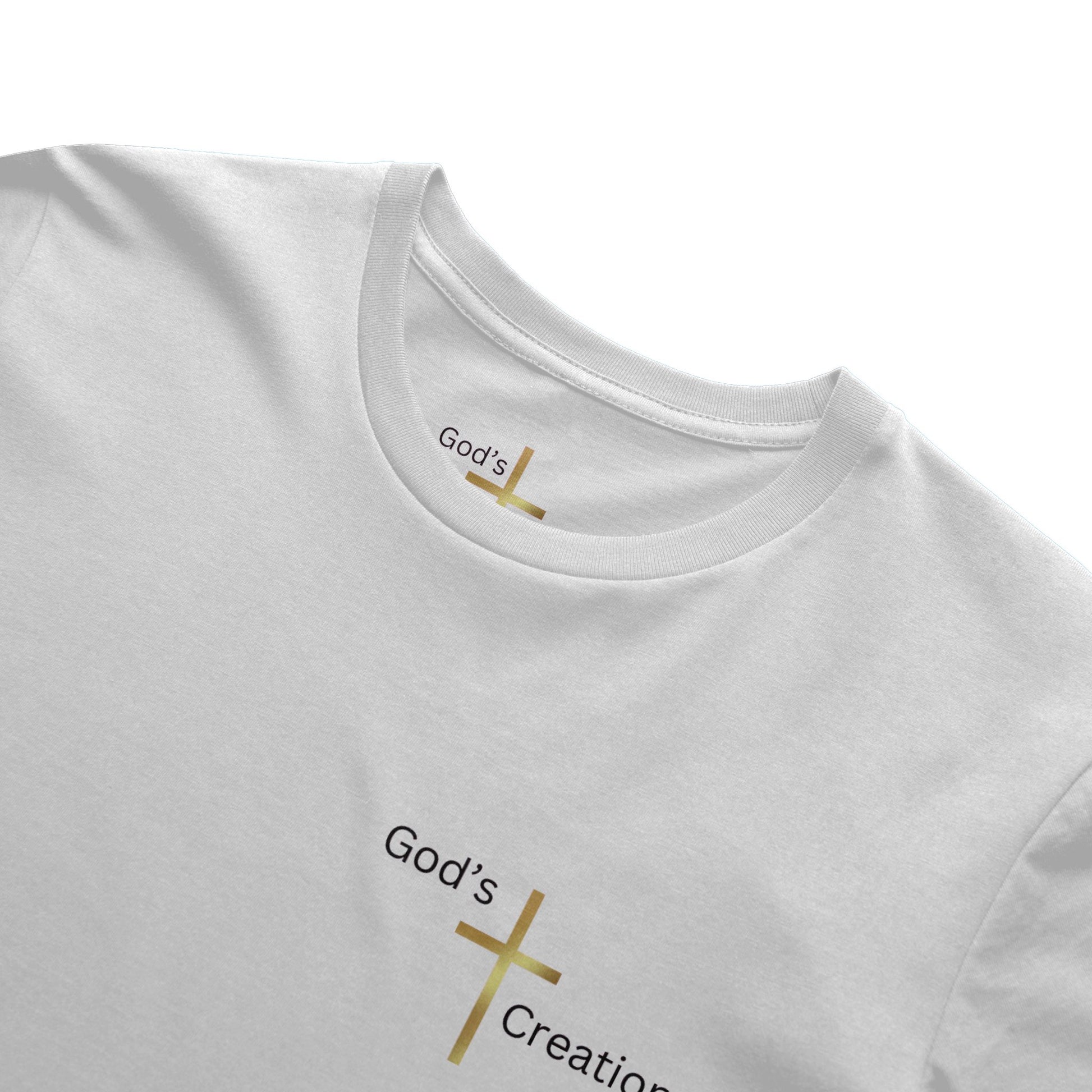 God's Creation Gold Cross T-Shirt