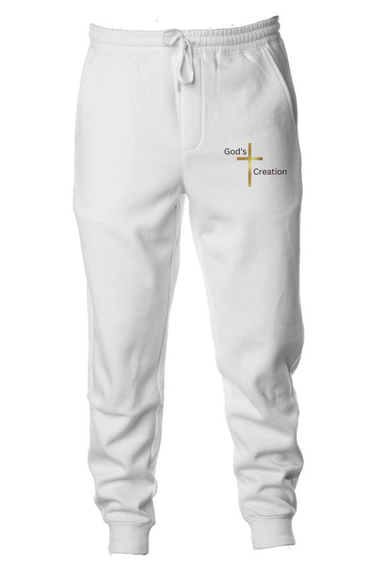 God’s Creation Gold Cross Joggers