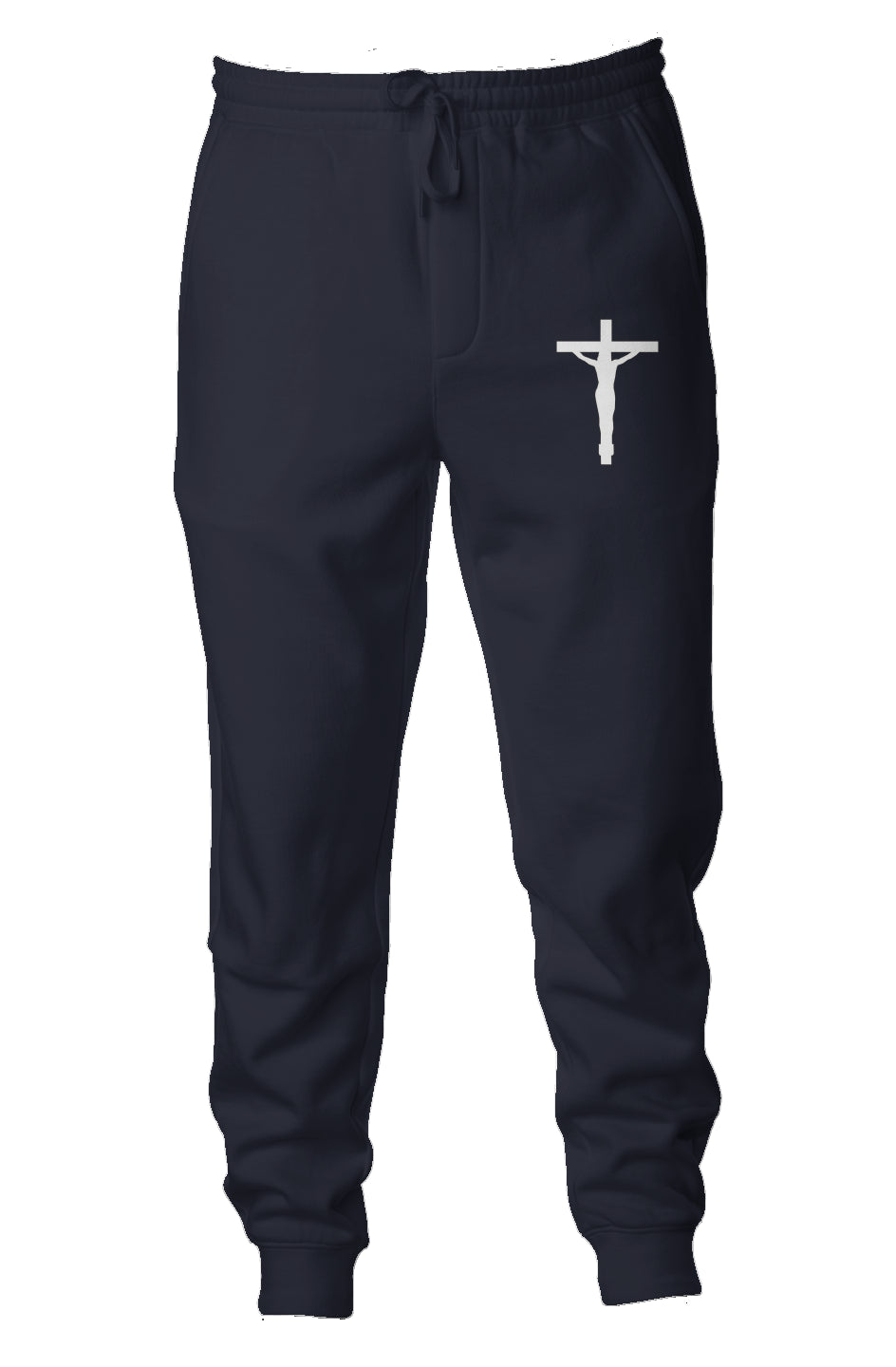 White Cross Joggers