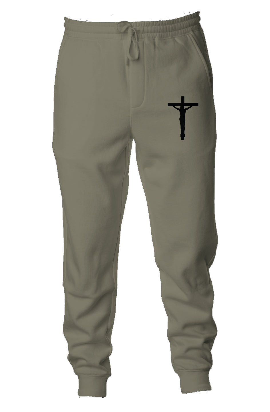 Black Cross Joggers