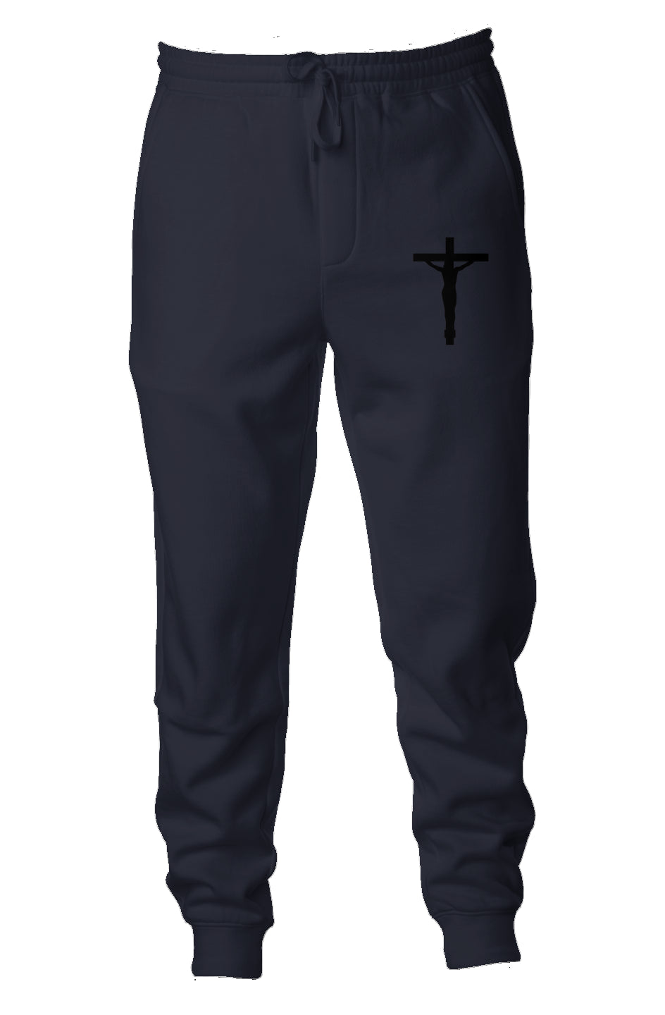 Black Cross Joggers