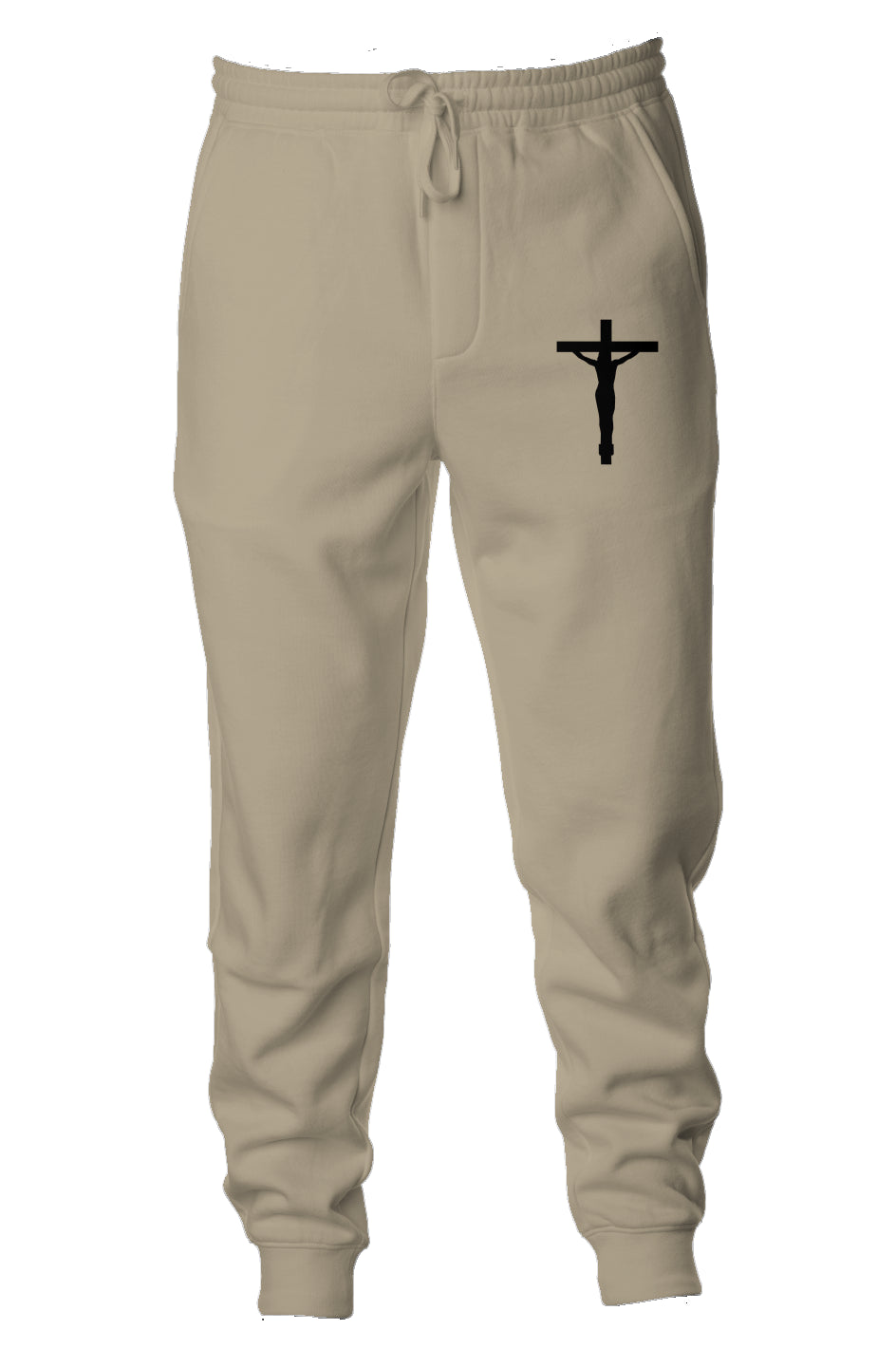 Black Cross Joggers