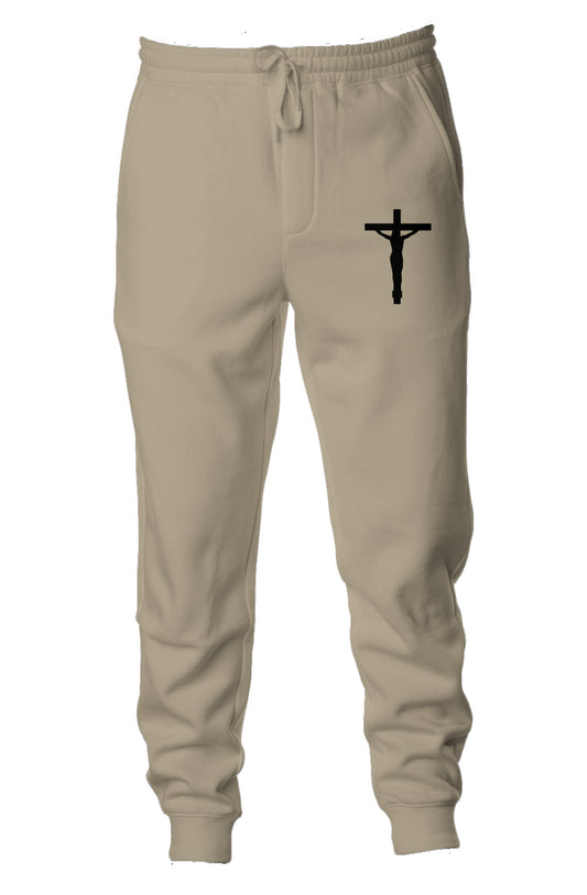 Black Cross Joggers