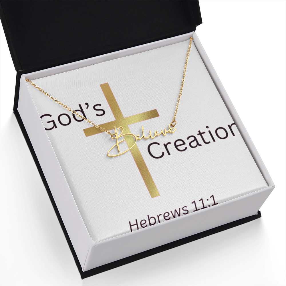 Custom Signature Necklace
